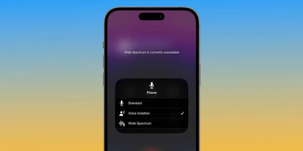 Как включить функцию изоляции голоса во время звонка на iOS 16.4 RC