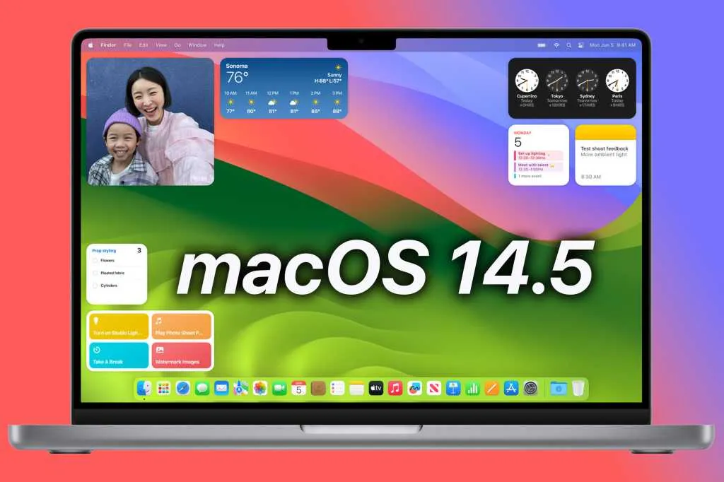 Обновление macOS 14.5: Что нового?