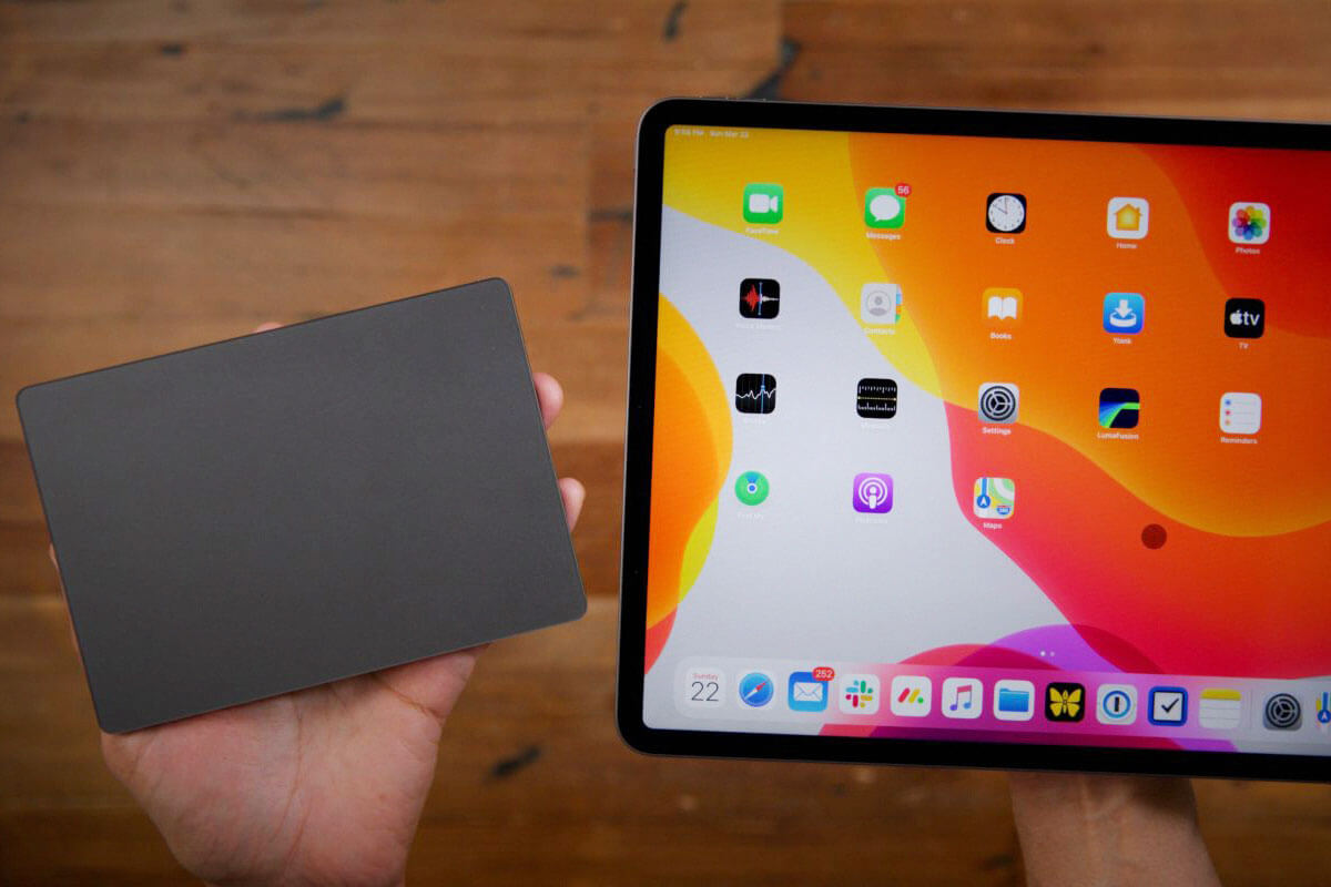 Apple додала в додатки iWork, iMovie підтримку трекпада і миші для iPad