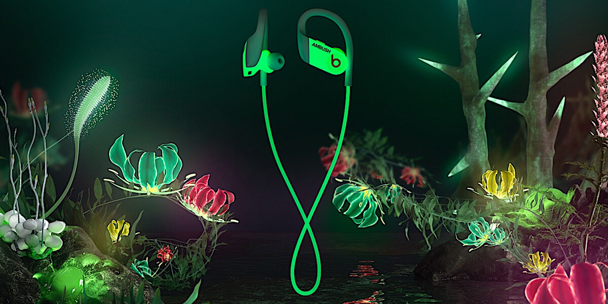 Beats анонсировали светящиеся наушники Powerbeats Ambush