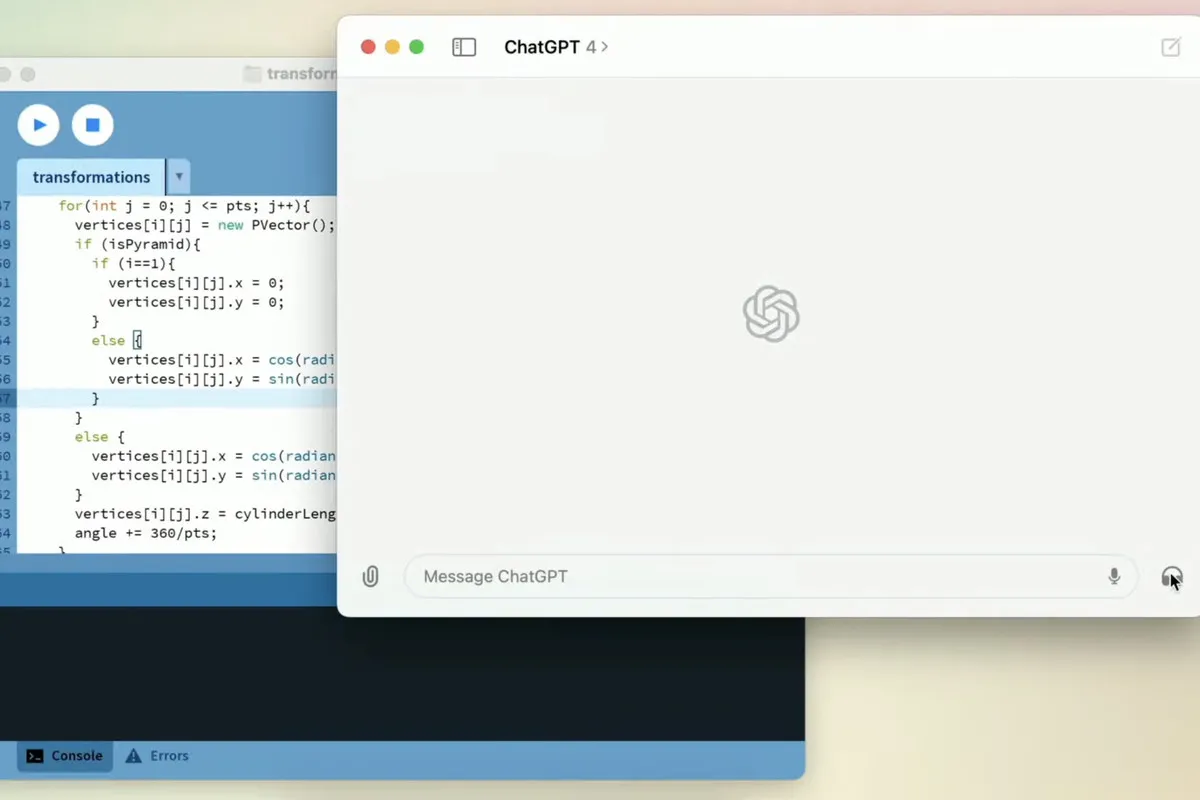 ChatGPT получил десктопное приложение для macOS