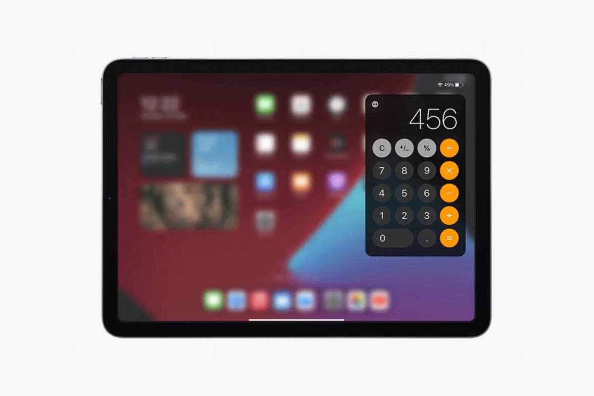 Концепт: додаток Калькулятор на iPad