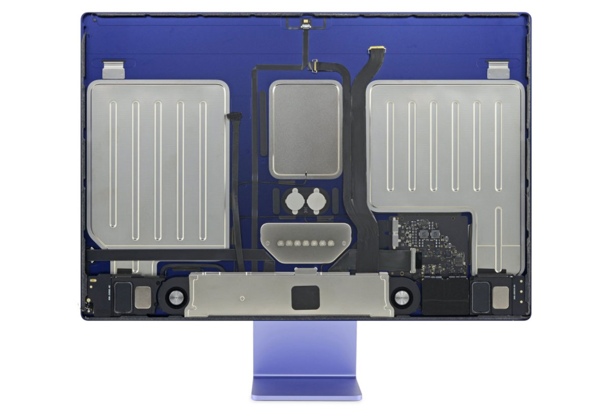 iFixit разобрали iMac (2021): Apple зажали вентилятор?