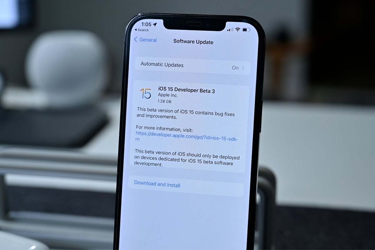 Установить iOS 15 можно будет, даже если кончается память