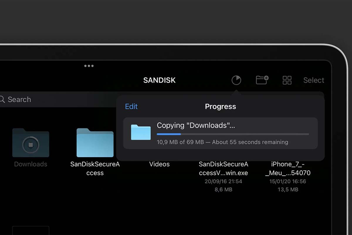 У iPadOS 15 з'явилася часткова підтримка NTFS
