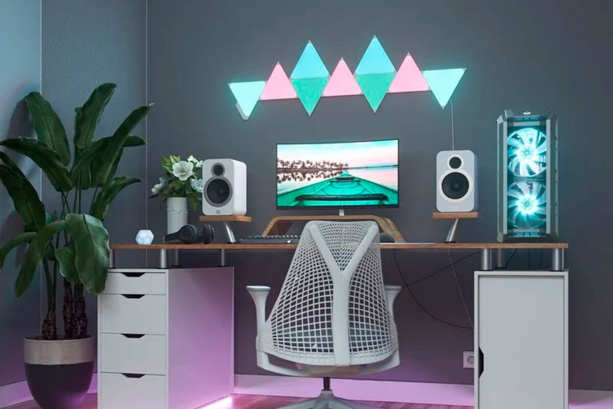 Теперь можно купить новые панели Nanoleaf Triangle в виде треугольников