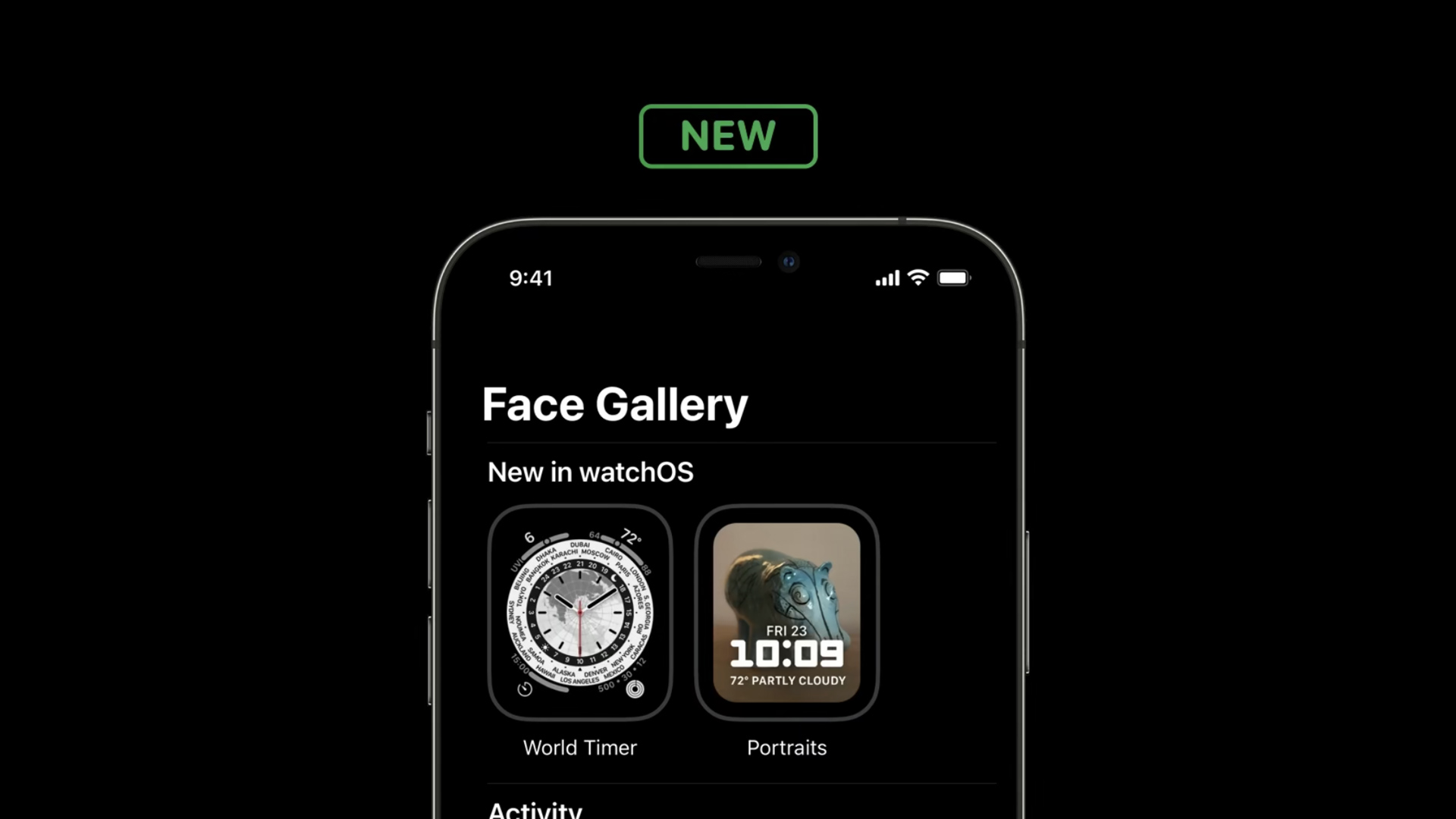 Новий циферблат для Apple Watch помітили на WWDC 2021
