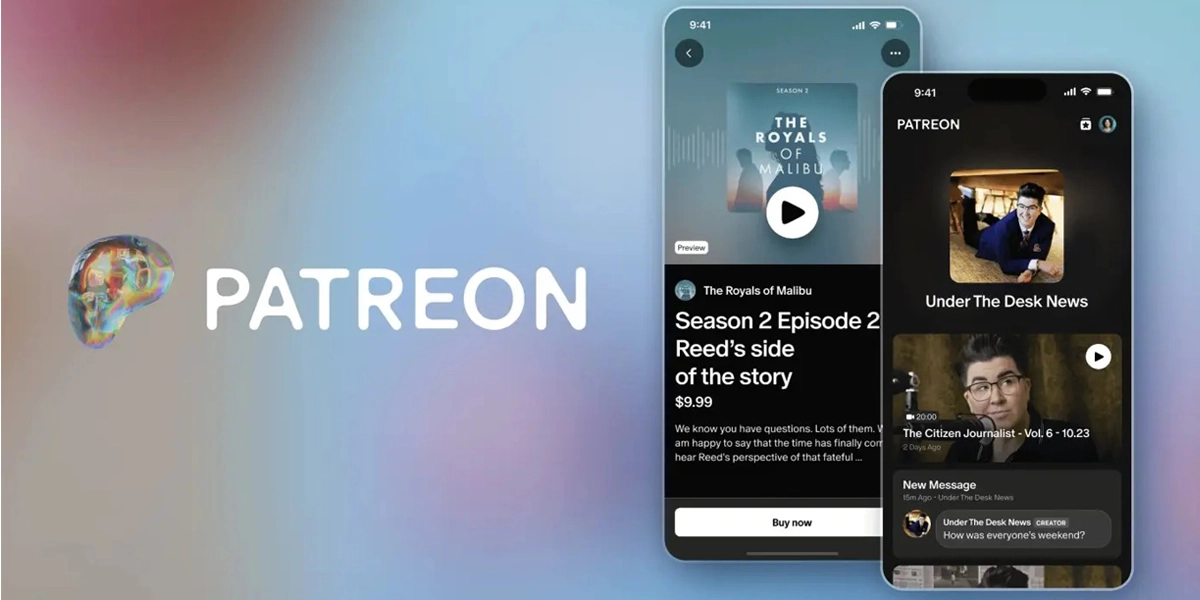 Patreon отримав новий дизайн та функції