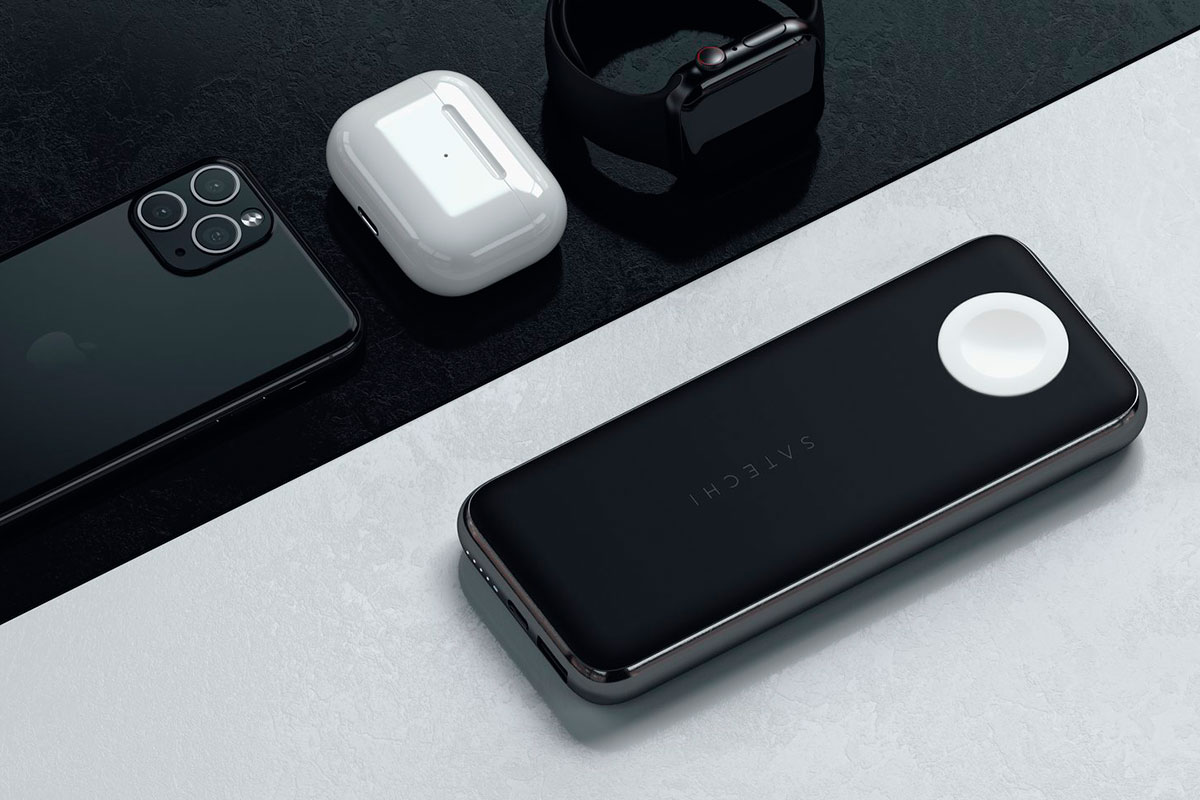 Satechi представили Quatro — новый мощный PowerBank с беспроводной зарядкой