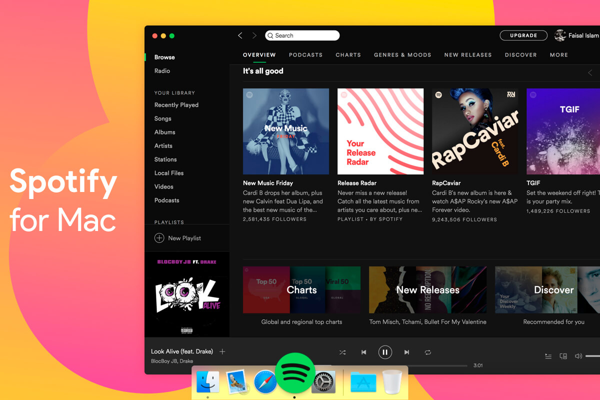 Spotify 1.2.14.1141 download the new for mac