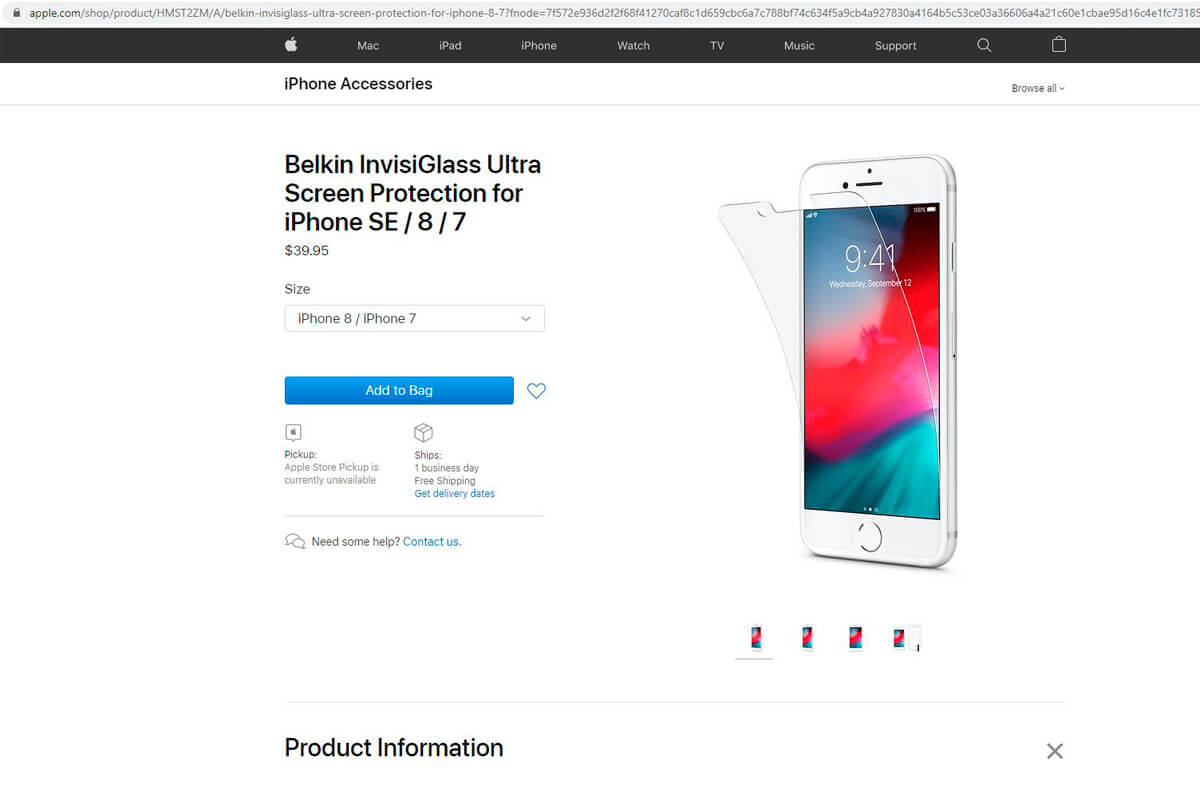 Захисна плівка на iPhone 8 буде підходити на iPhone SE