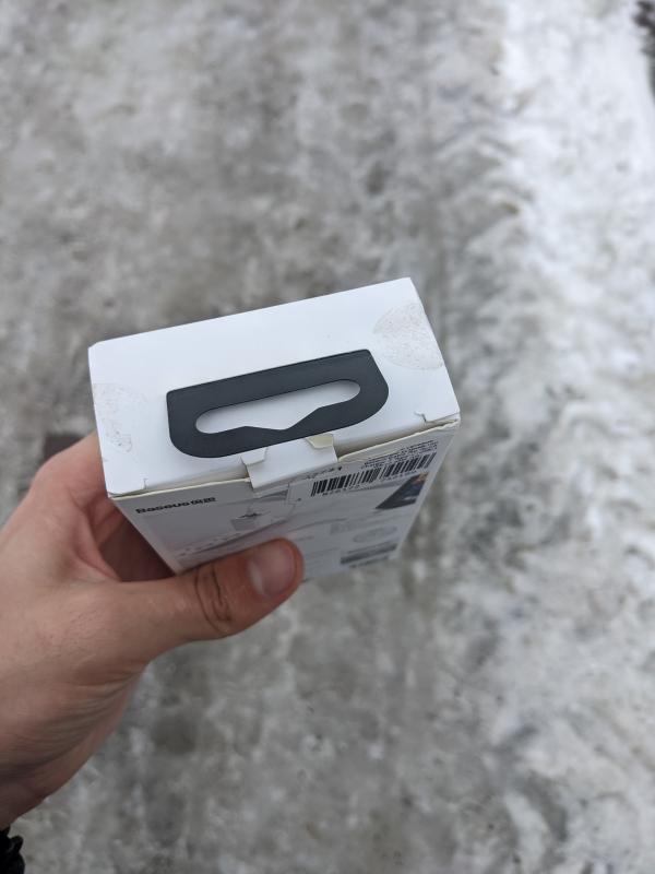 Быстрое сетевое зарядное устройство Baseus GaN2 Pro Quick Charger 2 Type-C+USB-A White 65W (US) + EU адаптер живое фото от покупателя - 1