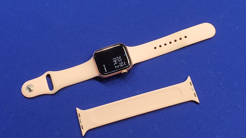 Силіконовий монобраслет iLoungeMax Solo Loop Pink для Apple Watch Ultra 49mm | 45mm | 44mm | 42mm Size L OEM живе фото від покупця - 1