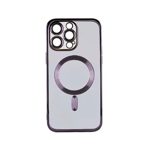 Чохол з MagSafe для iPhone 13 Pro Max із захистом камери | iLoungeMax Stylish Case Dark Purple  - Фото 1