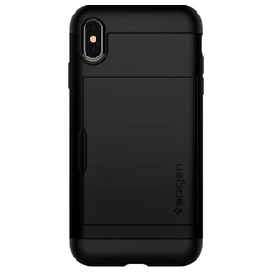 Чохол з відділенням для карт Spigen Slim Armor CS Black для iPhone XS Max - Фото 4