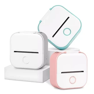 Портативний термопринтер iLoungeMax T02 Bluetooth Pink для друку наклейок - Фото 5