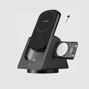 Док-станция 3 в 1 для iPhone/AirPods/Apple Watch с повербанком MagSafe 4000mAh | Pitaka MagEZ Slider 2 - Фото 4