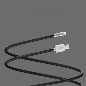 Зарядный кабель iLoungeMax Super Fast Charger Cable USB to Lightning 120W Black 1m - Фото 2