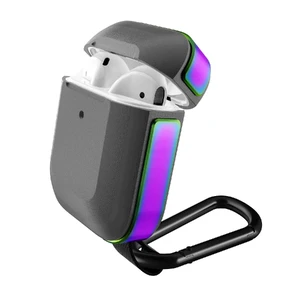 Протиударний чохол з карабіном X-Doria Defense Trek Bright Violet для Apple AirPods