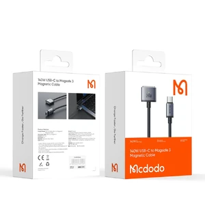 Зарядный кабель Mcdodo Flash Magnetic Cable USB-C to Magsafe 3 with LED 140W (2m) - Фото 9