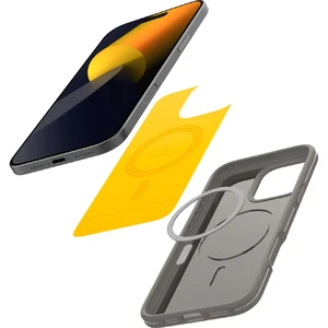 Серый чехол Spigen Caseology Athlex Mag для iPhone 16 Pro - Фото 7