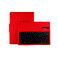 Кожаный чехол с клавиатурой oneLounge Bluetooth Red для iPad Pro 12.9" - Фото 3