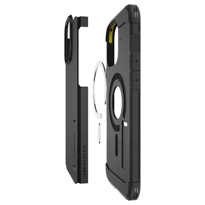 Черный чехол Spigen Tough Armor Mag для iPhone 16 Pro - Фото 3