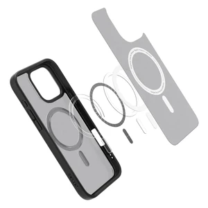 Півпрозорий чорний чохол Spigen Ultra Hybrid Mag для iPhone 16 Pro - Фото 4