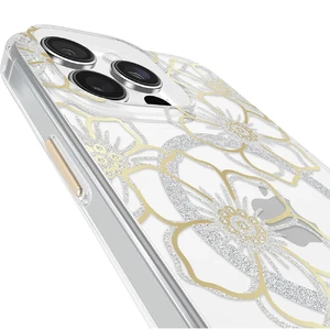 Прозорий чохол зі срібно-золотими елементами Case-Mate Floral Gems Mag для iPhone 16 Pro Max - Фото 8