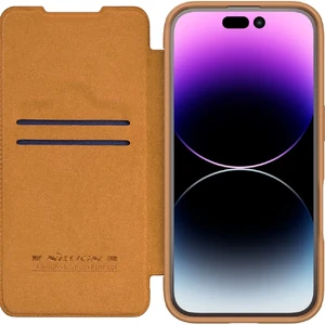 Бронзовий чохол-книжка з захистом камери Nillkin Qin для iPhone 16 Pro - Фото 3