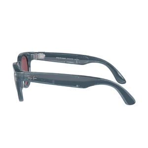 Умные очки Ray-Ban Meta Headliner, Shiny Jeans / Dusty Red - Фото 3