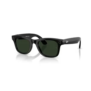 Умные очки Ray-Ban Meta Wayfarer Gen 2, Shiny Black / Clear / Graphite Green Transitions, Large  - Фото 1