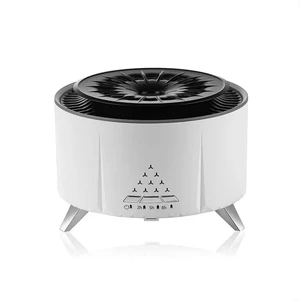 Масляний Bluetooth аромадифузор та зволожувач повітря з ефектом вогню | iLoungeMax Aroma Volcano White  - Фото 1