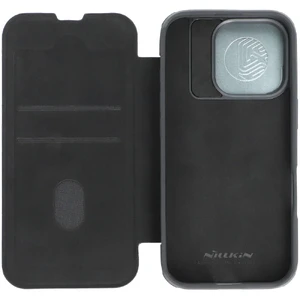 Чорний чохол-книжка з захистом камери Nillkin Qin для iPhone 16 Pro - Фото 5