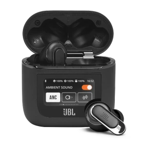 Беспроводные вакуумные наушники JBL Tour Pro 2 с дисплеем на кейсе и шумоподавлением