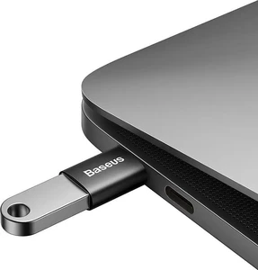 Адаптер (переходник) Baseus Ingenuity Mini OTG USB Type-C to USB 3.1 Black - Фото 3