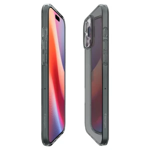 Прозрачный чехол Spigen Crystal Flex для iPhone 16 Pro Max поддымлен - Фото 8