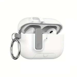 Чохол з замком та підставкою iLoungeMax Case with Stand White для AirPods Pro 3 - Фото 2