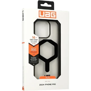 Прозорий чорний чохол Urban Armor Gear Plyo Mag для iPhone 16 Pro - Фото 10