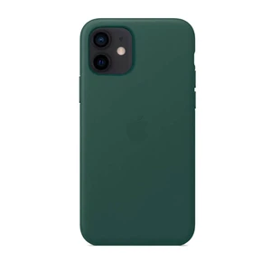 Шкіряний чохол iLoungeMax Genuine Leather Case MagSafe Pine Green для iPhone 12 mini ОЕМ  - Фото 1