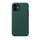 Кожаный чехол iLoungeMax Genuine Leather Case MagSafe Pine Green для iPhone 12 mini ОЕМ