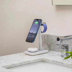 Магнитная док-станция 3-в-1 TwelveSouth HiRise 3 White для iPhone | AirPods | Apple Watch - Фото 5