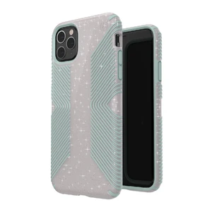 Чохол Speck Presidio Grip + Glitter Whitestone Grey Glitter | Blue для iPhone 11 Pro Max  - Фото 1