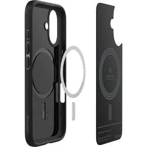 Черный чехол Spigen Caseology Parallax MagSafe для iPhone 16 - Фото 9