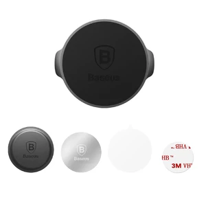 Універсальний магнітний тримач для iPhone/телефона | Baseus Small Ears Flat Black - Фото 9