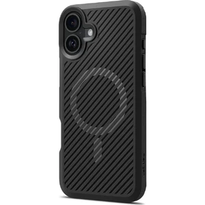 Черный чехол Spigen Core Armor MagSafe для iPhone 16 - Фото 4