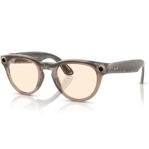 Фотохромні розумні окуляри Ray-Ban Meta Headliner, Shiny Warm Stone / Clear / Saffron Yellow Transitions  - Фото 1