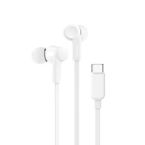 Проводные наушники Belkin SoundForm Wired Earbuds White с разъемом USB-C