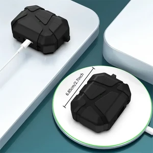 Чохол з карабіном iLoungeMax Ultra Hybrid Case Black для AirPods Pro 3 - Фото 3