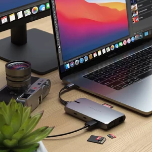 Хаб Satechi On-the-Go USB-C 9 в 1 Space Gray для MacBook | iPad - Фото 6
